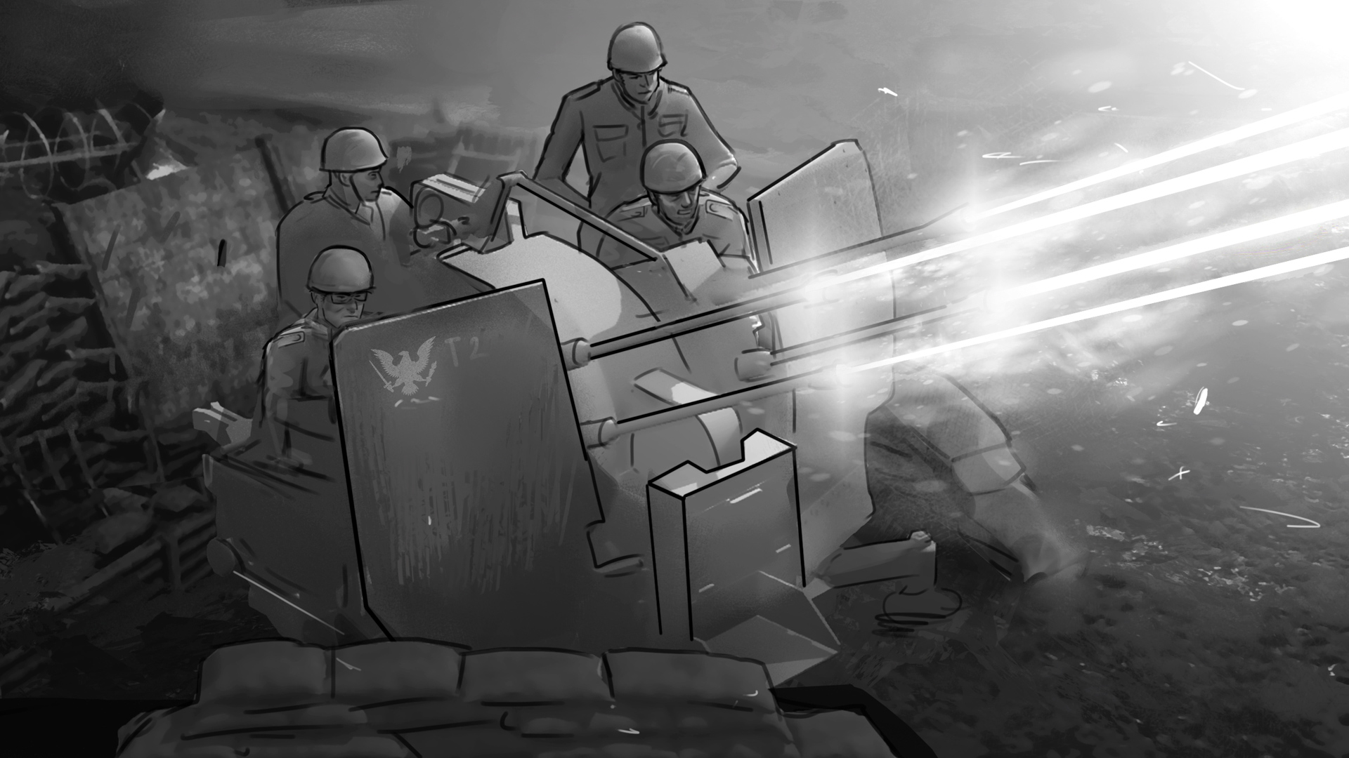 Anti-air position
