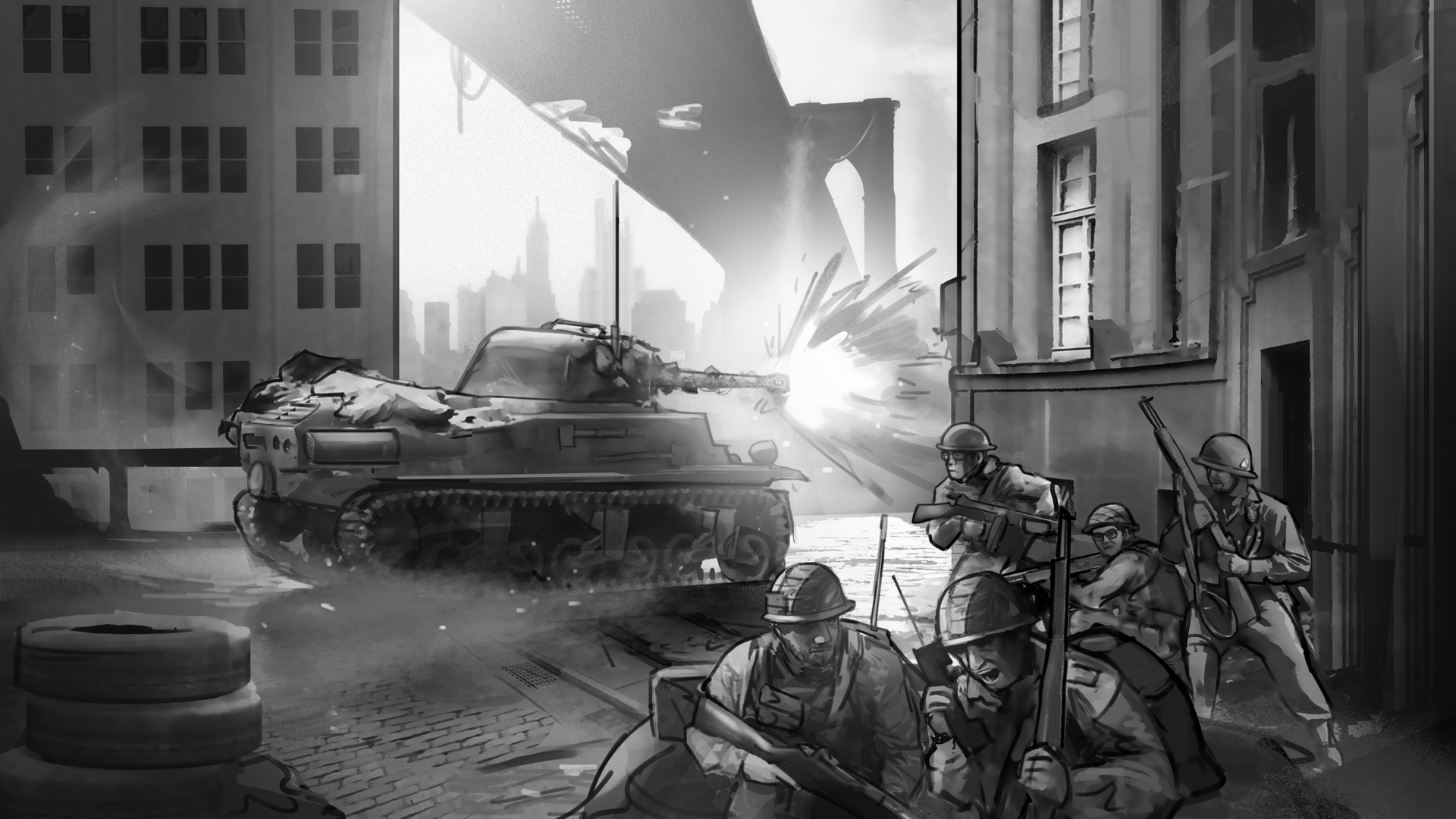 Battle for the Brooklyn Bridge