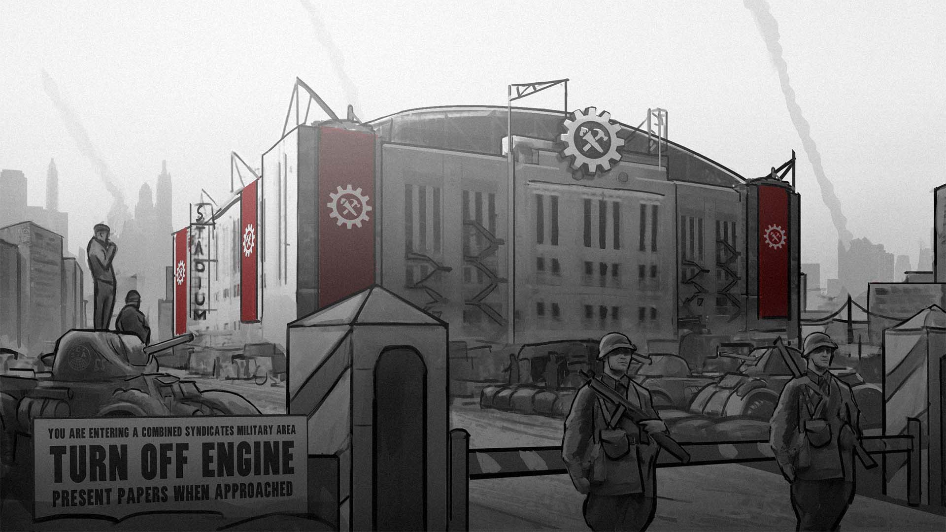 The stadium